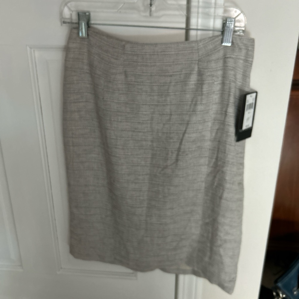 NWT Harve Benard  Gray Women's Pencil Skirt